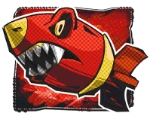 Chaos Crew 3 piranha symbool met hoge uitbetaling